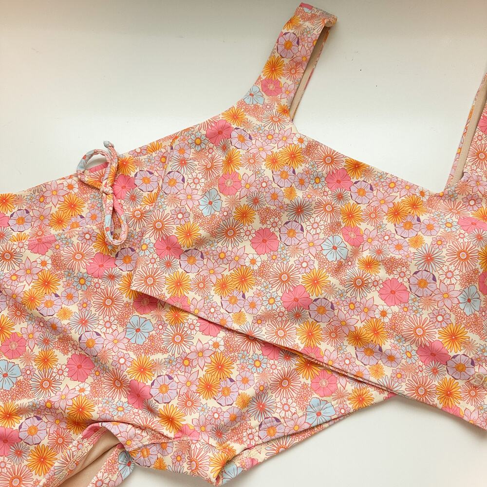 ❗️SOLD❗️Albion Darling Pink Olivia Swim Top Shorts Matching Swim Set NWT Size S - Picture 10 of 15